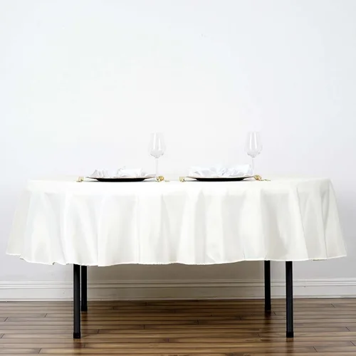 Vista 14 de Efavormart - Mantel rectangular de poliéster, 90 x 156 pulgadas, color borgoña, 5 unidades, para bodas, fiestas, restaurantes