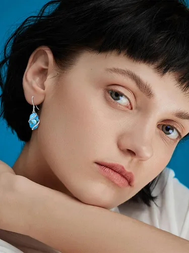 Vista 6 de Regalos para mujer, aretes de plata de ley 925 para mujer, delicados aretes colgantes de piedra ovalada, joyería fina, regalos para el día de San