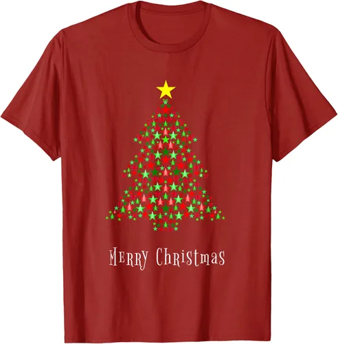 Vista 65 de Celebración del árbol de Navidad - Feliz Navidad - Camiseta de Navidad