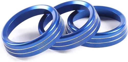 Vista 6 de Anillos de ajuste de aire acondicionado trasero para Land Rover Defender 110 2020 accesorios de coche (azul)
