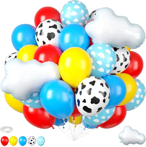 Vista 22 de Globos azules y negros, 35 unidades, globos de látex azul oscuro, negro y plateado con confeti plateado para cumpleaños, baby shower, bodas