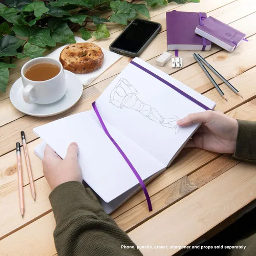 Vista 6 de Cuaderno de bocetos Travelers Dot Grid Pentalic Art, libre de ácidos