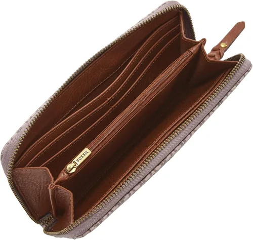 Vista 3 de Fossil Cartera de mano Tara de piel con cremallera alrededor para mujer