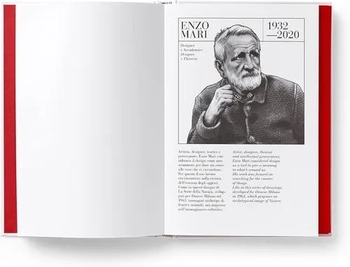 Vista 5 de PdiPigna - Cuaderno a rayas A5 tapa dura ENZO MARI DANESE One, La Manzana