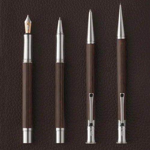Vista 4 de Graf von Faber-Castell Bolígrafo Rollerball Clásico Chapado en Platino - Granadilla