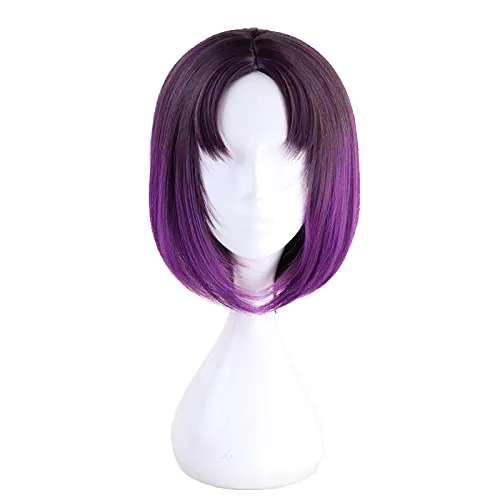 Vista 2 de Peluca para anime Miss Kobayashis Dragon Maid Cosplay Pelucas Elma Cosplay Peluca de pelo sintético resistente al calor, Halloween Party Maid Dragon
