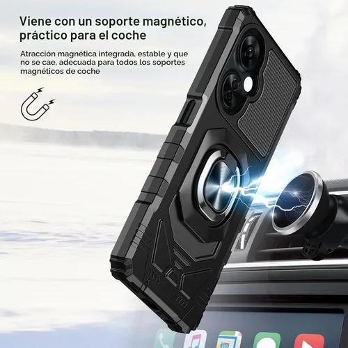 Vista 6 de Ailiber - Funda para OnePlus Nord N30 5G, protector de pantalla, color negro