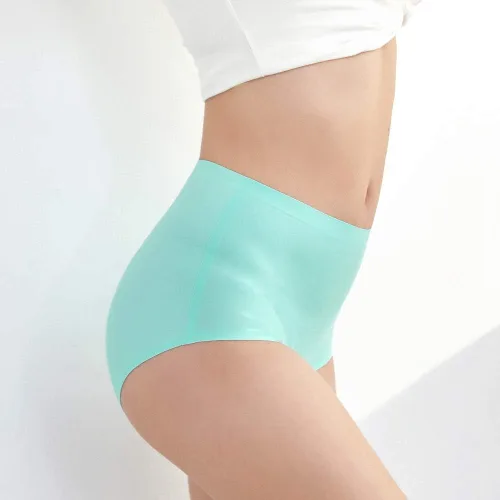 Vista 4 de FallSweet - Ropa interior para mujer sin costuras ni marcas y cintura alta, paquete múltiple