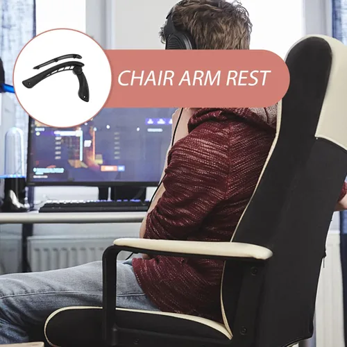 Vista 8 de Tofficu Accesorios de oficina, 2 piezas, reposabrazos para silla de oficina, soporte vertical, almohadilla universal para silla, codos, antebrazo