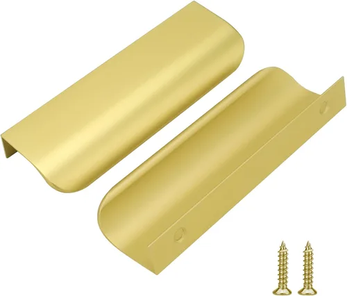 Vista 35 de Goldenwarm Paquete de 6 manijas de gabinete de cocina de 3 pulgadas, tiradores negros para armarios, tiradores de borde, accesorios de cocina negros