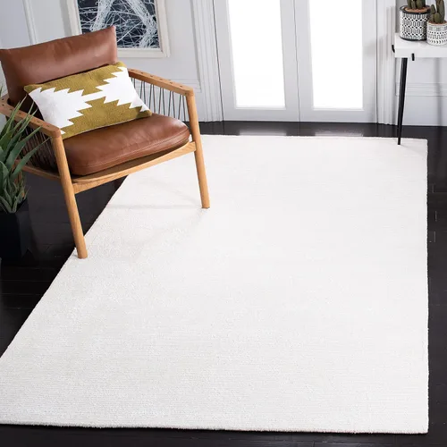 Vista 12 de SAFAVIEH Himalaya Collection - Alfombra de pasillo, 2 pies 3 pulgadas x 6 pies, beige, hecha a mano de lana y viscosa, ideal para zonas de alto
