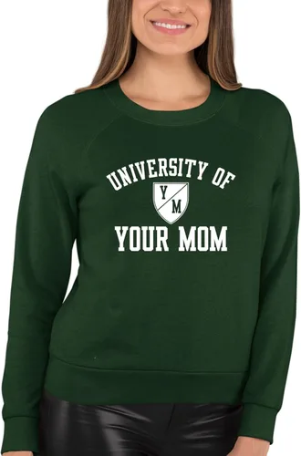 Vista 62 de Go All Out University of Your Mom - Sudadera con cuello redondo para hombre
