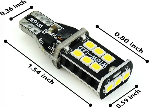 Vista 7 de Focos ledes, muy brillantes, de xenón blanco, para chips 921, 912, 3035 (solo para luces traseras)