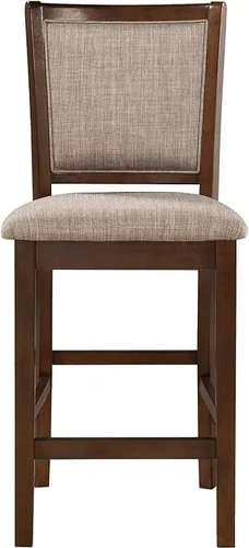 Vista 8 de New Classic Furniture Amy - Juego de mesa de comedor de 5 piezas, color marrón cereza