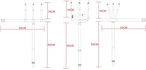 Vista 7 de 1 par de correas elásticas ajustables para sujetar camisas y camisas