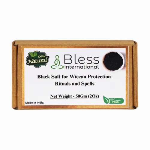 Vista 9 de Sal negra para rituales y hechizos de protección de Wicca, 1 oz