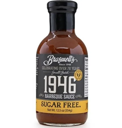 Vista 12 de Braswell's Salsa de barbacoa de manzana y canela, lote pequeño, especialidad reconocida, fabricada en Estados Unidos, desde 1946 (13.5 onzas)