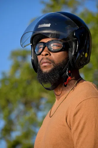 Vista 4 de Global Vision Paquete de gafas acolchadas eliminadoras para motocicleta de día y noche
