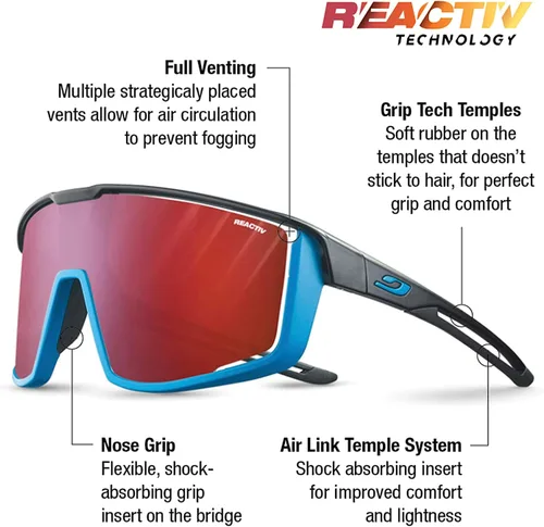 Vista 2 de Julbo Unisex Fury Sunglasses (1er Pack)