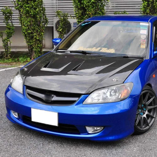 Vista 8 de PIT66 Luces antiniebla para parachoques delantero, compatibles con modelos Honda Civic 2/4 puertas 2004-2005 (no compatible con modelos Si), lente