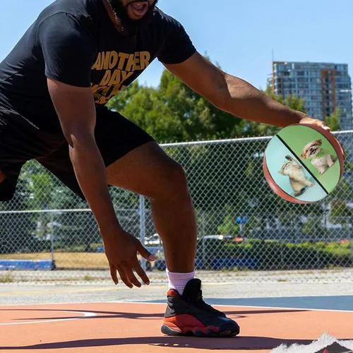 Vista 5 de Baloncesto con foto personalizada, pelota de fútbol urbano de piel sintética personalizada, tamaño oficial 7 y 5, para interiores y exteriores
