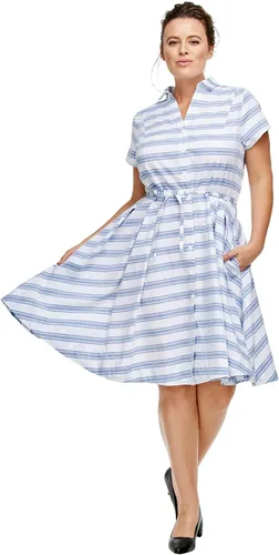 Vista 5 de ellos Vestido de mujer de talla grande Sandy Shirtwaist