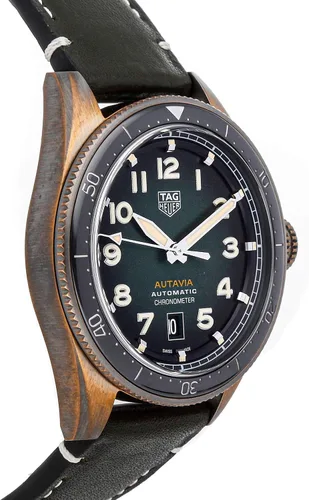 Vista 3 de TAG Heuer Autavia - Reloj automático WBE5190.FC8268 de diámetro (1.654in), Negro -, Classic