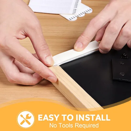 Vista 4 de Sinnsally Tiras para Colgar Cuadros Extra Grandes de Servicio Pesado, 24 Pares (48 Tiras) Tiras Adhesivas para Colgar Cuadros en Paredes Sin Clavos
