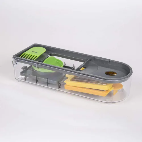 Vista 28 de Prepworks de Progressive Dicer Spiralizer Veggie Chopper, Blanco