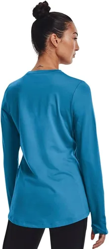 Vista 2 de Under Armour Camiseta acogedora de manga larga con cuello redondo para mujer