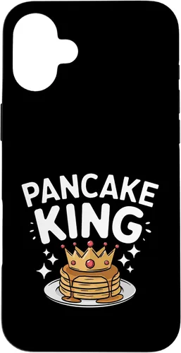 Vista 22 de iPhone 16 Pancake King Hotcake Lover Maker Baker Foodies Men Dad Boys Case