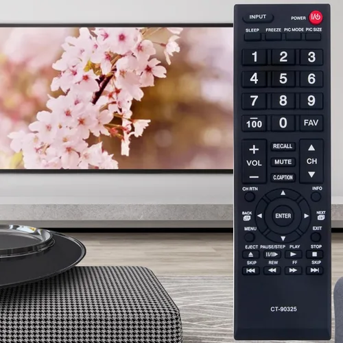 Vista 2 de CT-90325 - Control remoto de repuesto para Toshiba TV 55S41U 32E200U 32C100U1/2 32DT1U 55HT1 55G310U 19AV600U 22AV600U 22SL400U 24SL410U 26C100U