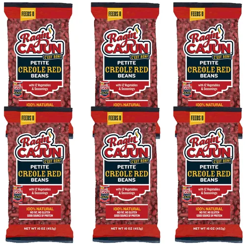 Vista 22 de Frijoles negros sazonados 16 oz Ragin Cajun (paquete de 1)