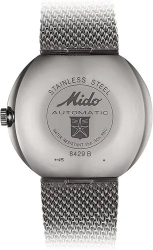 Vista 3 de Mido Commander Shade - Reloj automático suizo para Hombre - Esfera plateada - Caja de 1.457 in - M842942711, plateado, Reloj automático