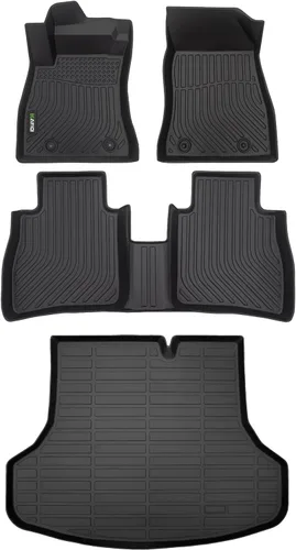 Vista 58 de HAFIDI® Juego de alfombrillas y forro de carga para Kia EV9 2024 2025 2026 (no apto para sillas de relajación), protección para todo tipo de clima