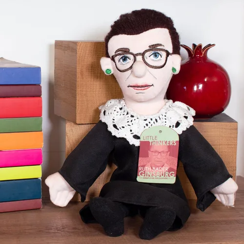 Vista 2 de The Unemployed Philosophers Guild Ruth Bader Ginsburg - Muñeca de peluche suave de 12 pulgadas