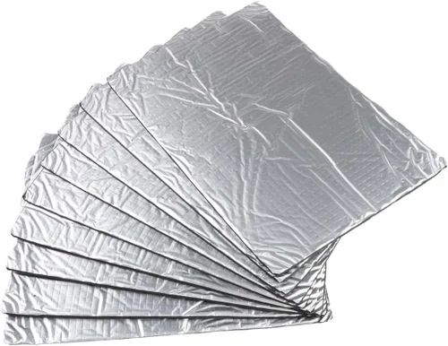 Vista 6 de Car Sound Insulation Pads Self-Adhesive Fireproof Moisture-Proof For Trunk Door Hood Engine