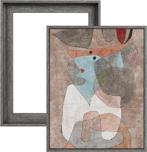 Vista 27 de FOLKOR Floating Frame for 8x10 Inch Canvas Painting with 0.6-0.8" Deep, 2 Pack Canvas Floater Frame Living Room Decor, Wall Art frame for Prints Oil