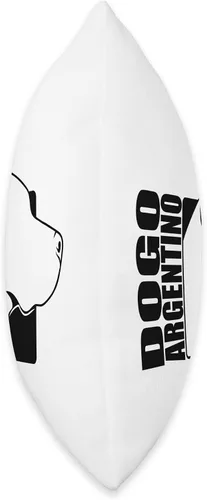 Vista 2 de Wilsigns Dogo Argentino Profile Funny Proud Dogo Argentino Profile mom Dog Throw Pillow, 16x16, Multicolor