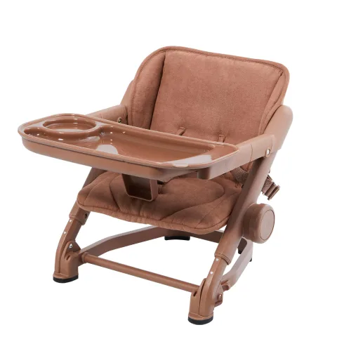 Vista 14 de Feed Me - Asiento elevador de silla alta de viaje 3 en 1 para bebés y niños pequeños, de transición, compacto y se adapta a cualquier silla, bandeja