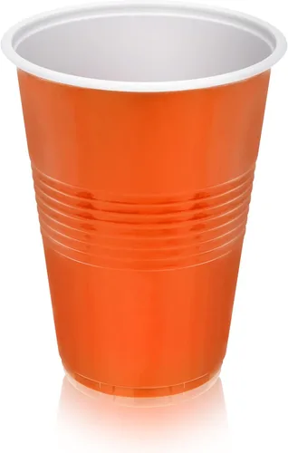 Vista 12 de TRUE Vasos de plástico para cócteles, refrescos, café helado, té helado, pong de cerveza, vasos desechables para fiesta de cumpleaños, noches
