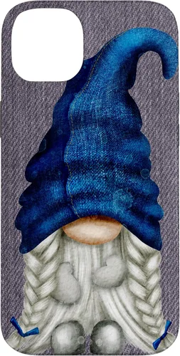 Vista 14 de Funny Gnome Girl with Blue Jeans for Women Cute Denim Case for iPhone 17