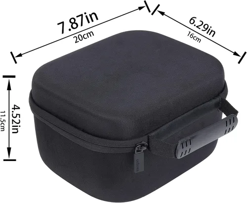 Vista 2 de co2CREA Estuche rígido de viaje para Howard Leight Impact Sport OD Orejeras eléctricas para gafas de seguridad Genesis Sharp-Shooter