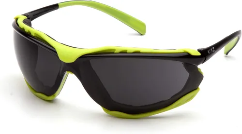 Vista 8 de Pyramex Proximity Safety Glasses Eye Protection, Amber H2X Anti-Fog