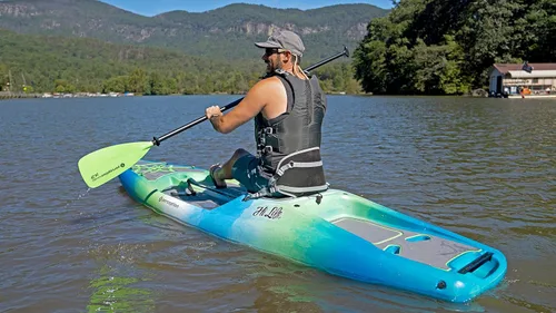 Vista 6 de Percepción Hi Life 11 Kayak de sentarse en la parte superior para adultos Tabla de remo híbrido SUP de pie 11' Dapper