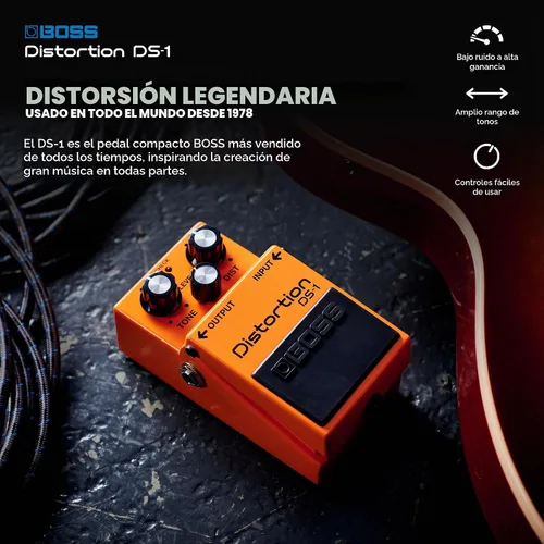 Vista 2 de BOSS DS-1 pedal de distorsión