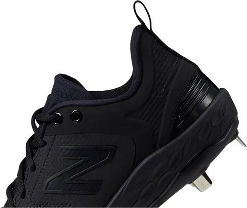 Vista 5 de New Balance - Zapatos de béisbol de metal Fresh Foam X 3000 V6 para hombre Negro/Negro