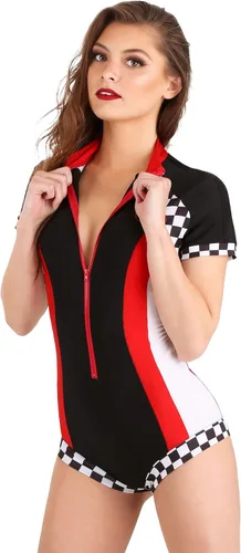 Vista 5 de Disfraz Snappy Racer para mujer
