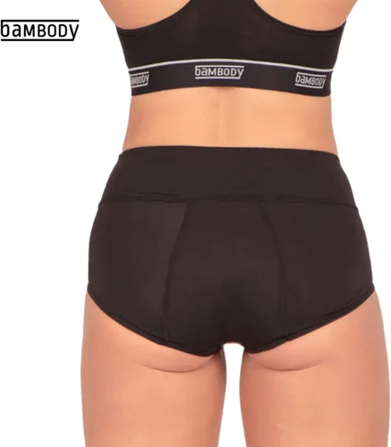 Vista 5 de Bambody Ropa interior para mujer Bragas absorbentes de bambú para maternidad y posparto con tela sedosa suave y transpirable para flujo pesado