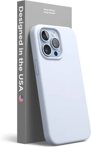 Vista 15 de elago Compatible con funda para iPhone 13 Pro, funda de silicona líquida, cubierta protectora de cuerpo completo, delgada, forro de microfibra Negro